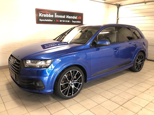 Audi Q7 lysblå