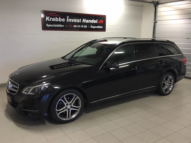 Mercedes E220 2,2 aut. Sort