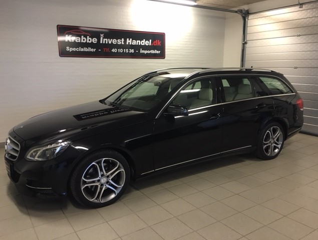 Mercedes E220 CDI 2,2 aut. 5d Sort