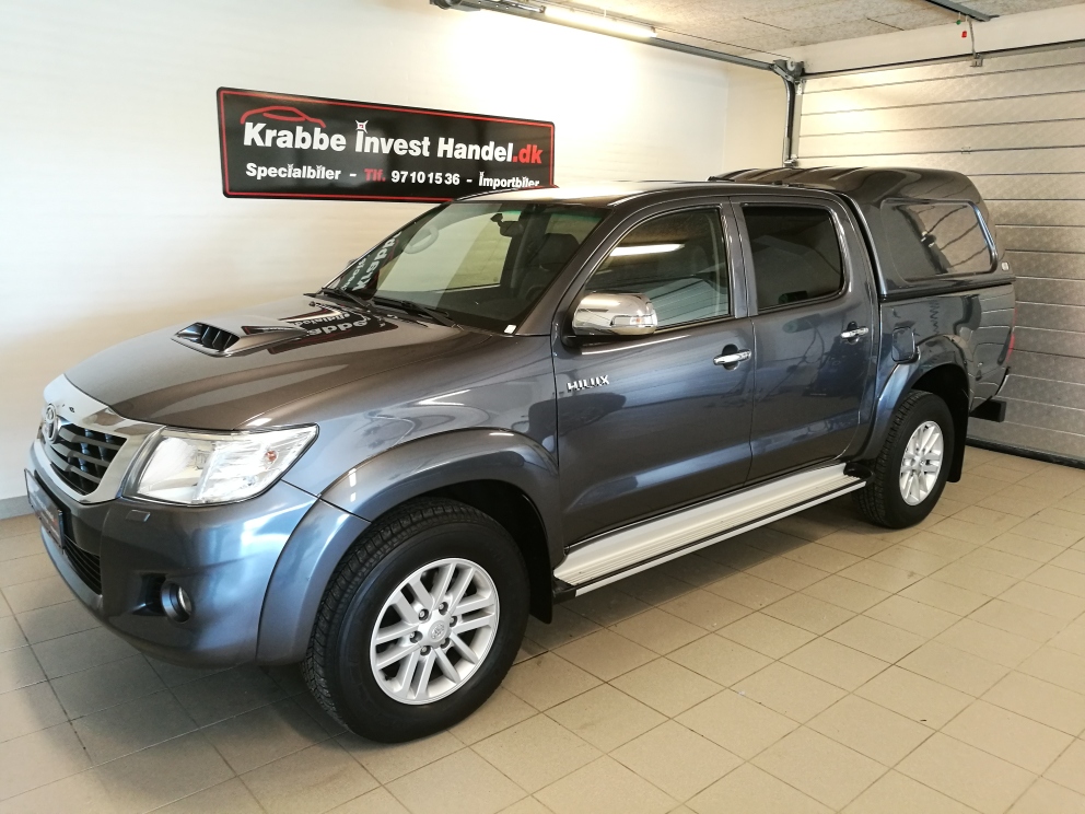 Toyota Hilux 4x4 D. Cab Executive, hvidplade.