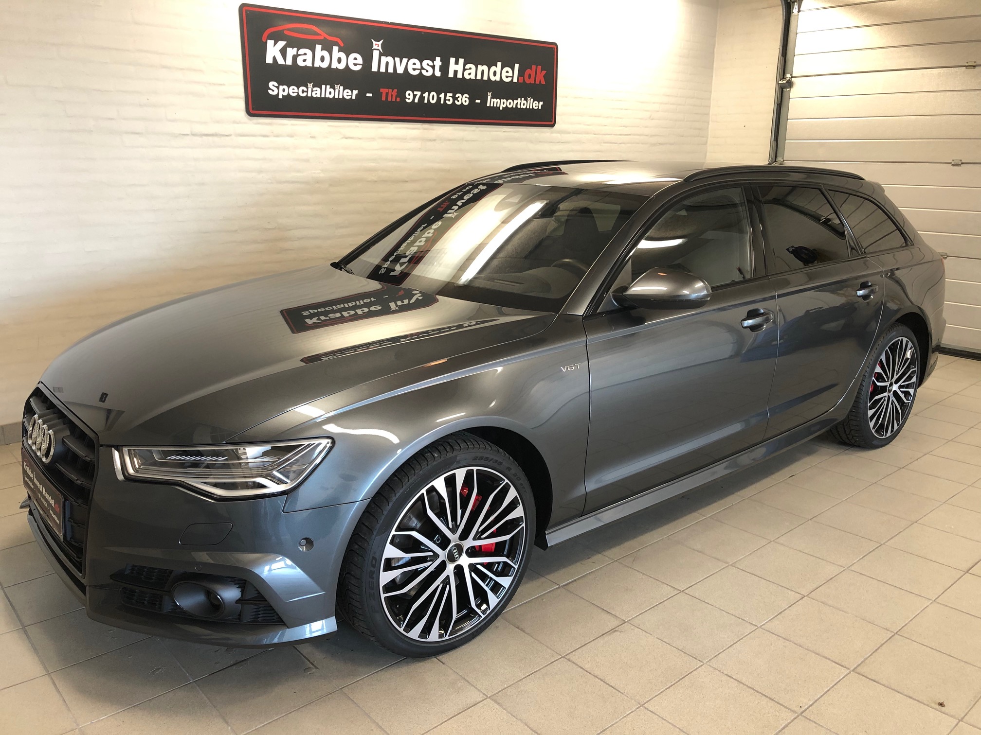 Audi A6 3,0 TDI competition grå 36210 km VAN