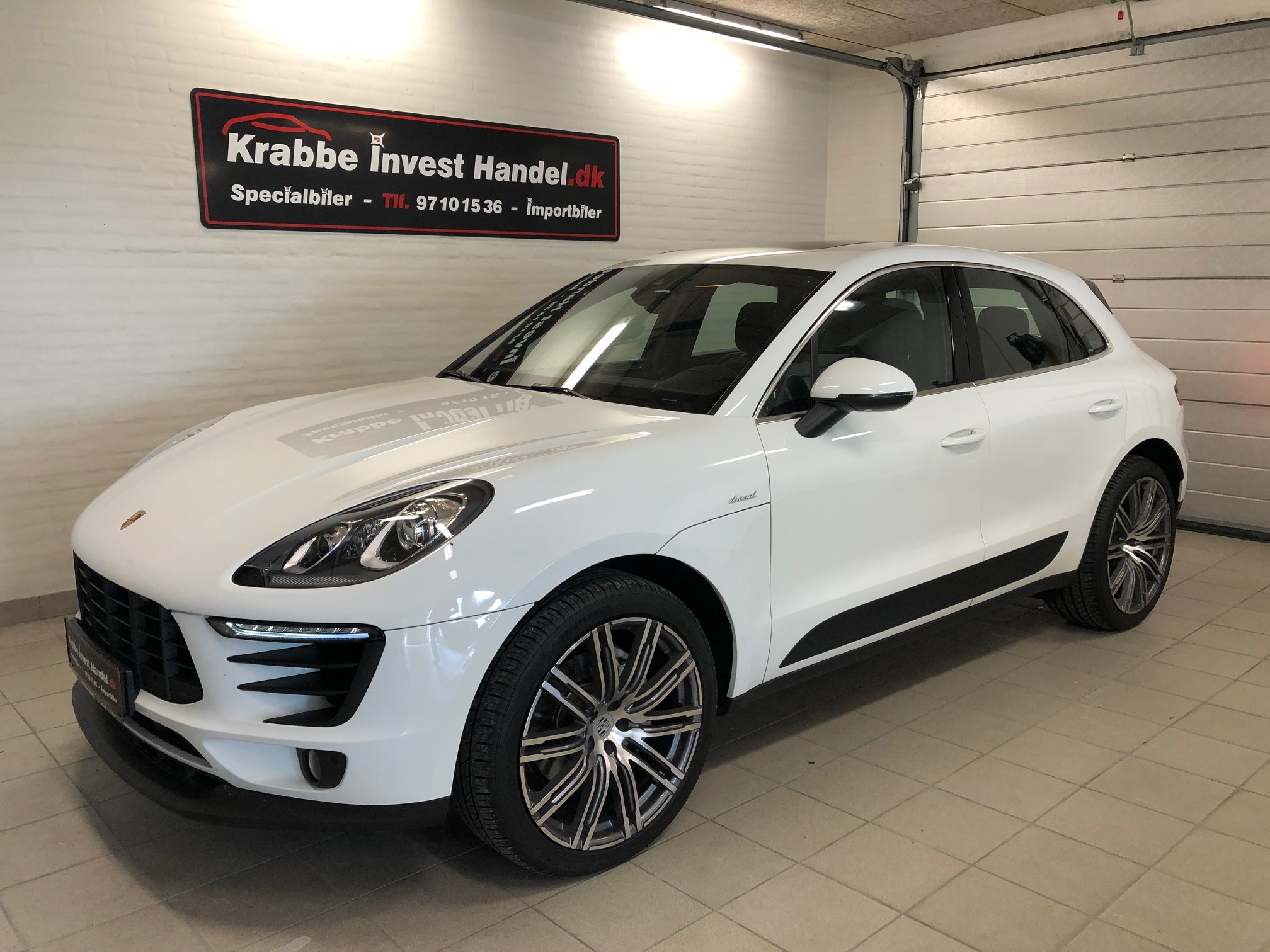 Porsche Macan S diesel hvid 61000km