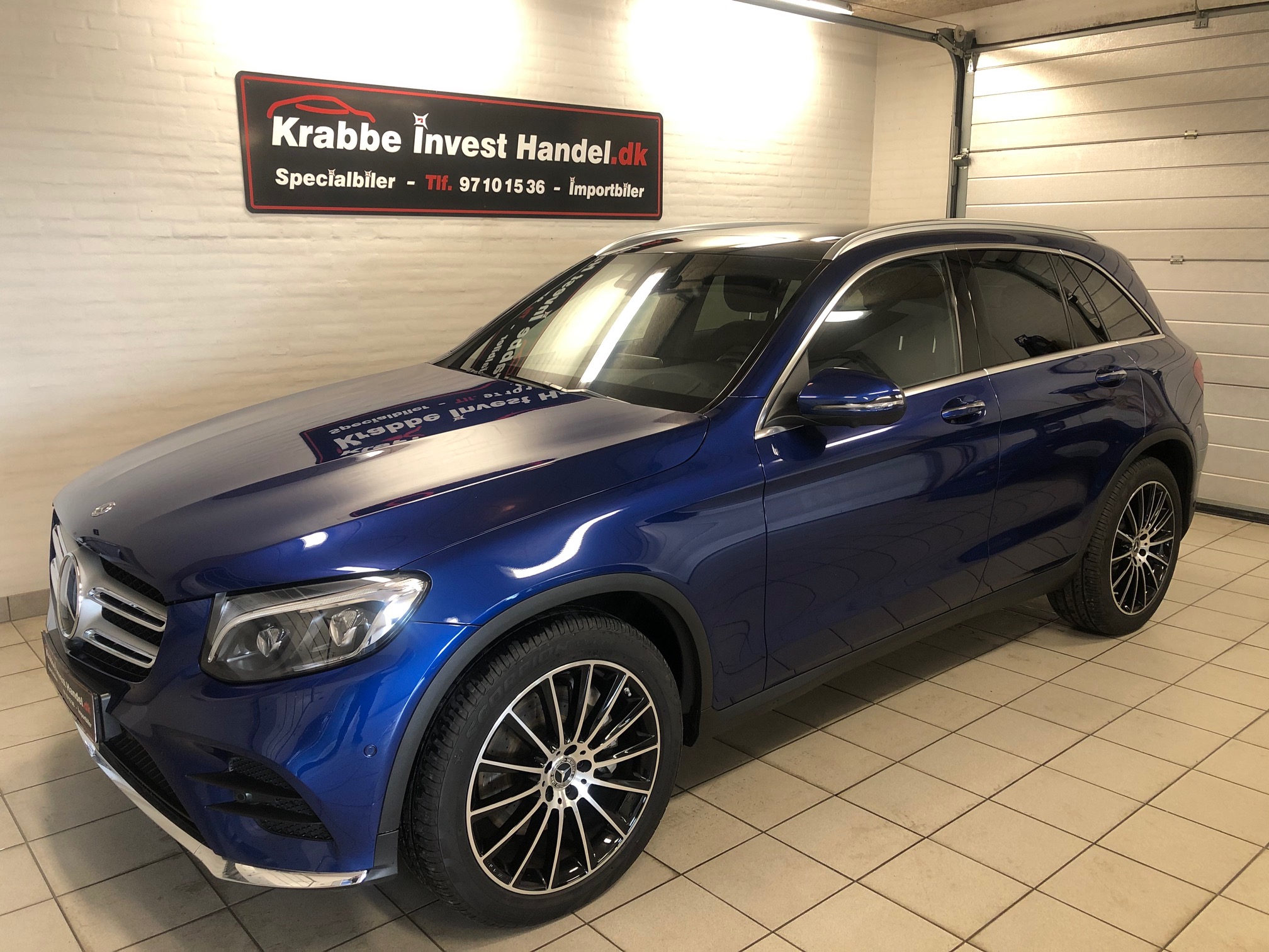 Mercedes GLC 350d blå 66130 km