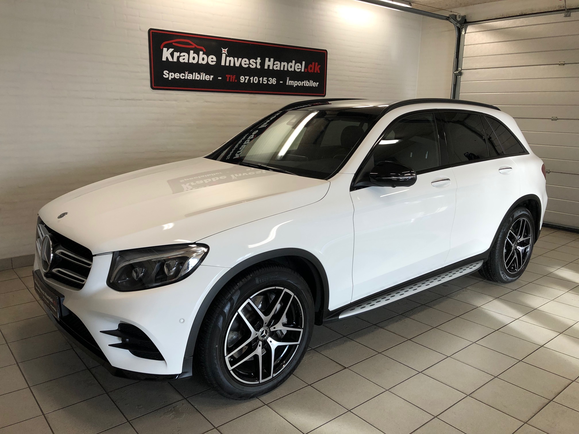 Mercedes GLC 350 hvid 18549 km