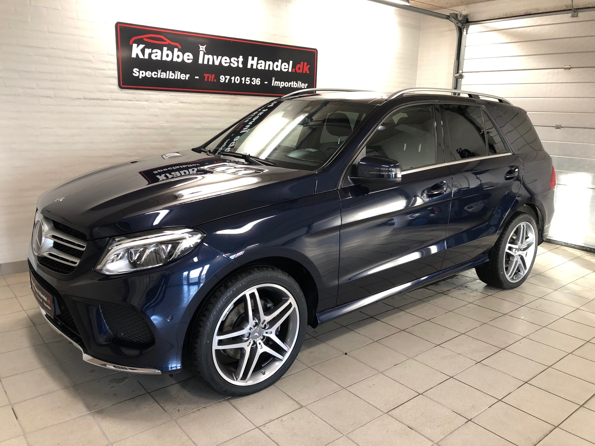 Mercedes GLE 350 blåsort 38910 km