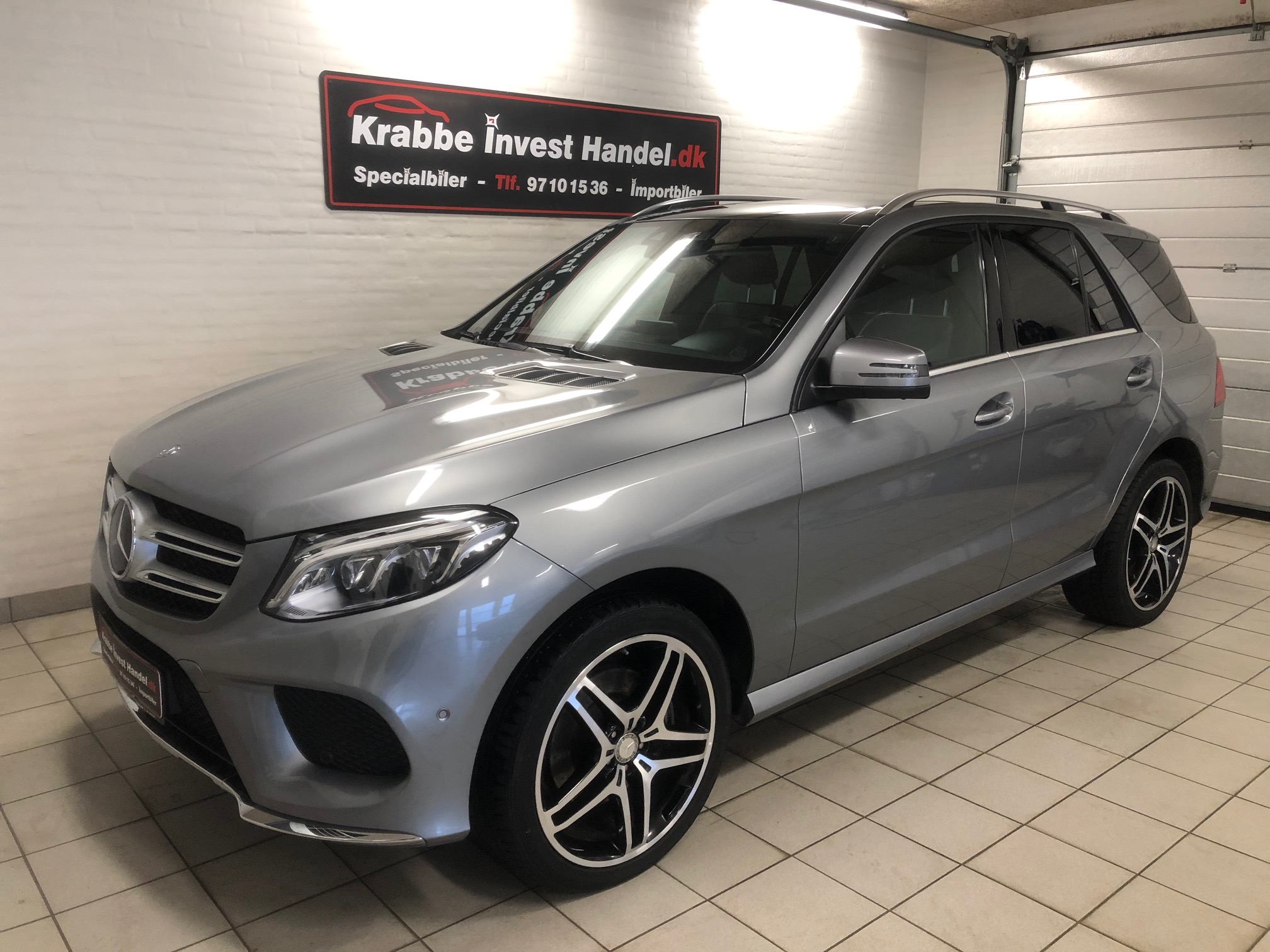 Mercedes GLE 350 lys grå 58126 km